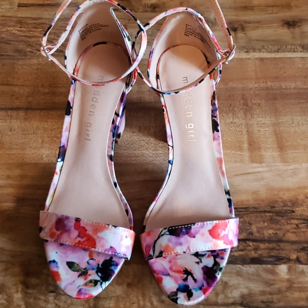 Madden Girl Floral Heels